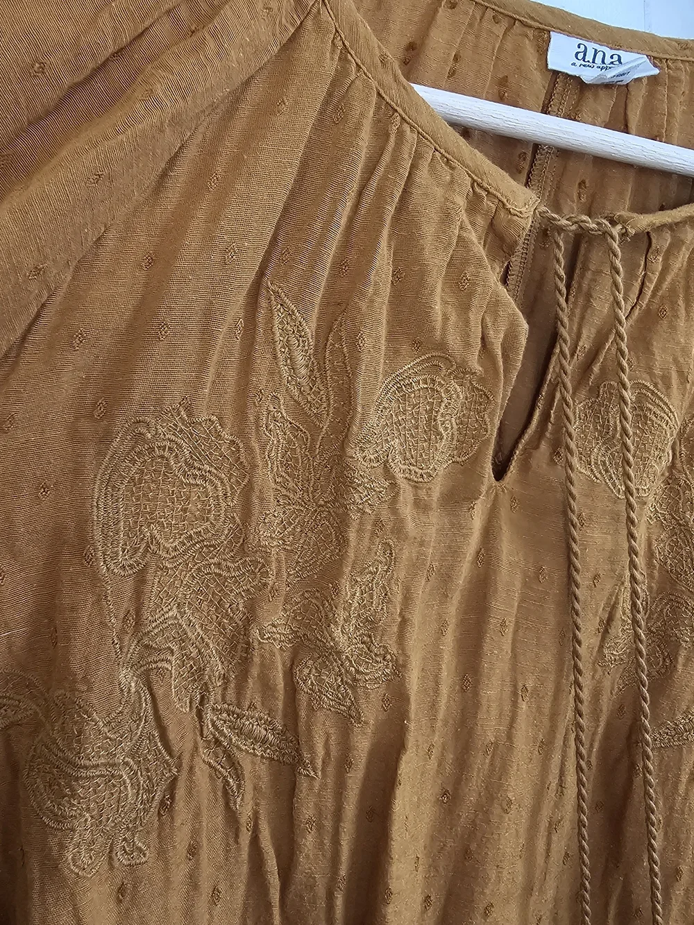 a.n.a Tie-Front Peasant Top